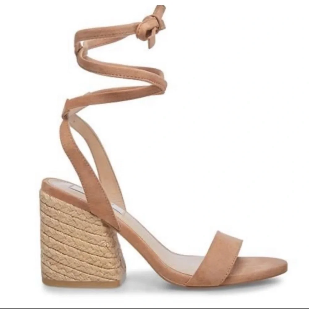 Steven Yasi Sand Espadrille Suede sandals
